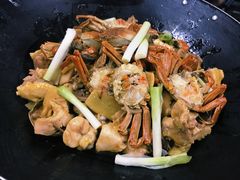 毛蟹焖鸡-啊杞恒益饭店(南头总店)