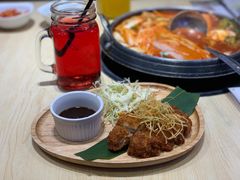 韩国汽水樱桃味-韩香福脊骨汤锅(上杭路店)