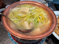 白菜叶炖冻豆腐肉-新乾隆酒楼(帝景园店)
