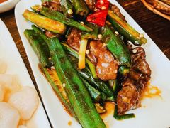 秋葵牛肉-熠盛粤味·顺德桑拿鸡(永康路店)
