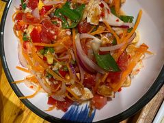 凉拌荷包蛋-老滇山寨•云南特色菜•地方菜•民族风情歌舞表演(金碧店)