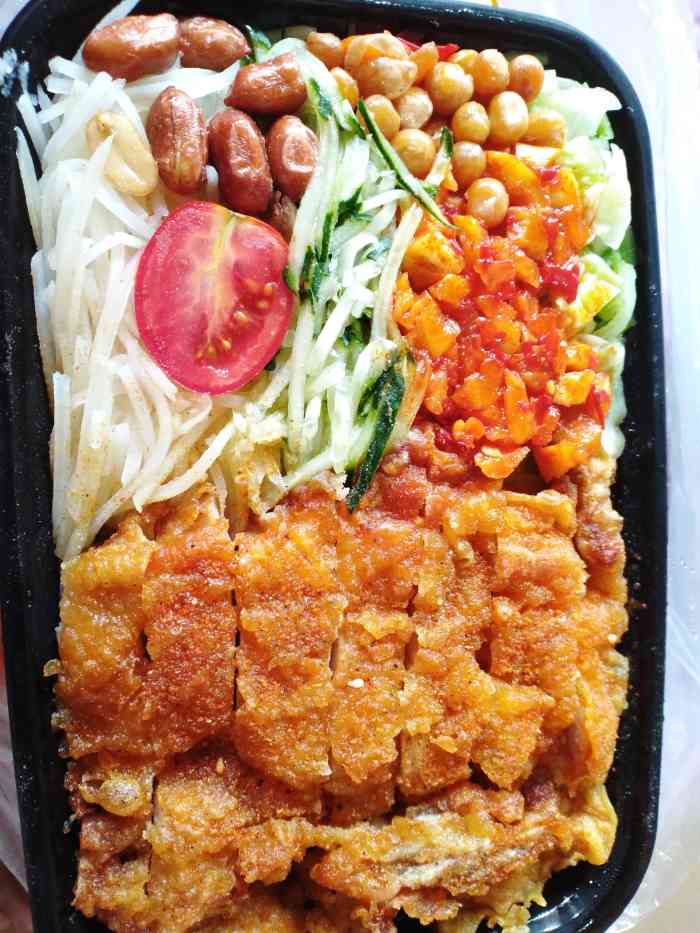 原味脆皮鸡饭(坂田店)-"在这一家点过几次外卖,非常不错喔,量给得.