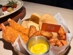 韩式炸物拼盘配柚子酱-卡朋西餐(悦汇城店)