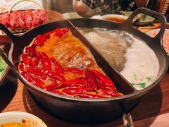 草本鸳鸯锅-盡膳口福跷脚牛肉火锅(晶耀前滩店)