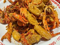 咸蛋黄龙虾-周姑娘不等味·牛羊肉火锅·螃蟹罗氏虾·烤鱼烤串(高邮店)