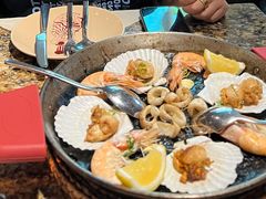 传统西班牙墨鱼汁海鲜饭-BROWNSTONE布朗石西班牙餐厅(深圳湾店)