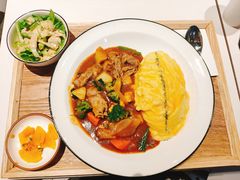 肥牛咖喱蛋包饭套餐-池奈·日式咖喱蛋包饭(赛高店)