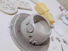 -朝画惜时·陶艺·拼豆·团建