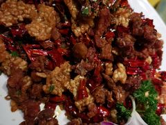 锅巴辣子鸡丁-缪氏川菜(丰盛町店)