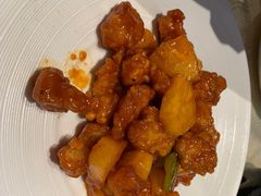 菠萝咕噜鸡-上海虹桥宾馆味翠餐厅