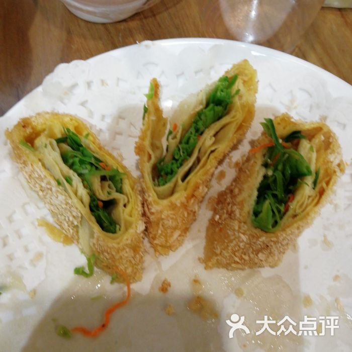 陈傻子餐厅脆皮鸭丝卷图片-北京天津菜-大众点评网