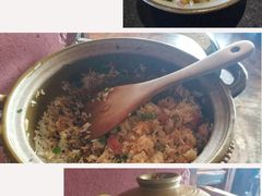煲仔饭-大匠工房古船木艺术餐厅·猪肚鸡专门店(长白仙岛店)