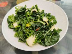 炝拌奶白菜-老磨油饼(高陵店)