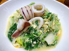 笔管鱼炒小白菜-必点海鲜·鲅鱼水饺(鞍山西道店)