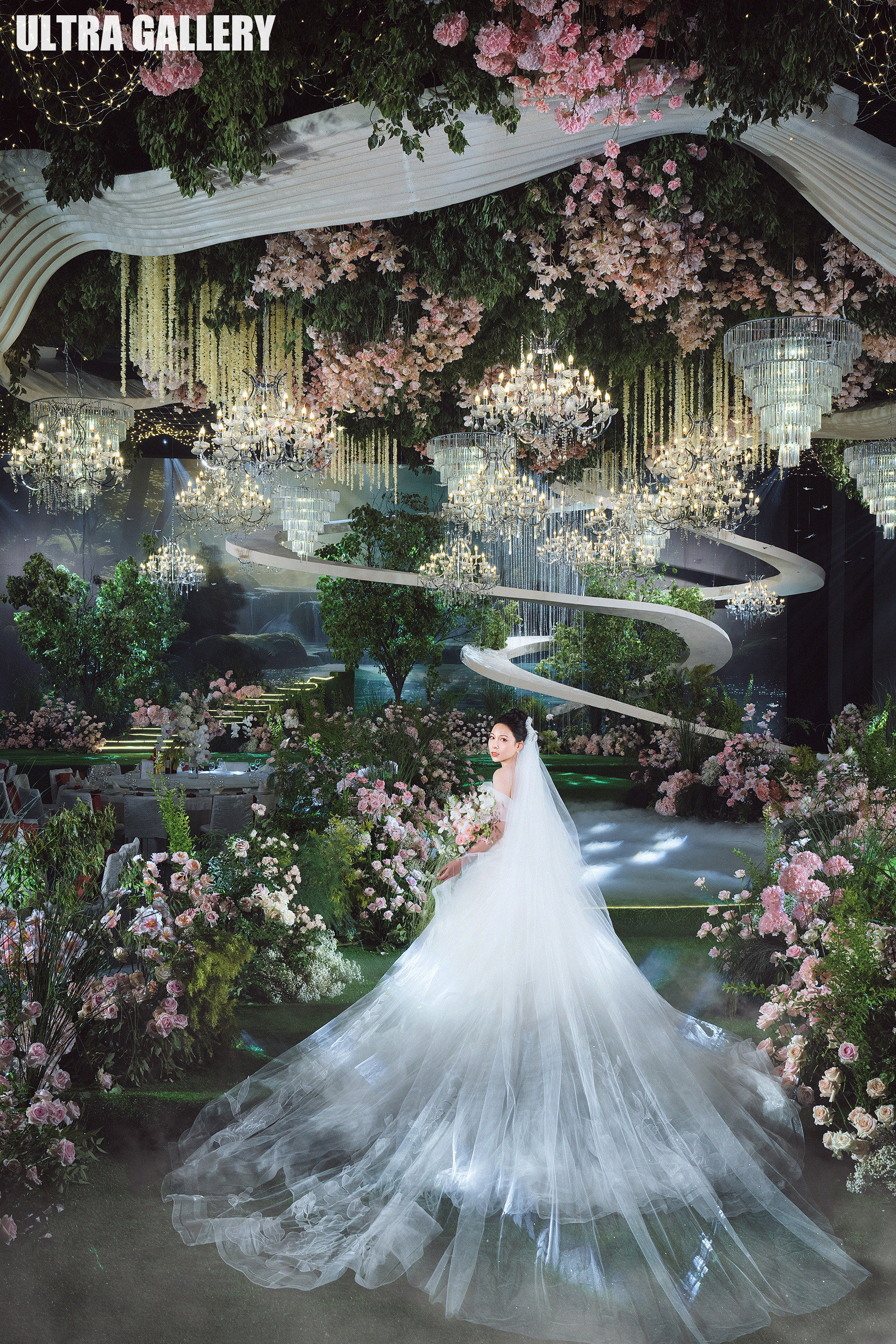 氛围感森系婚礼现场,我们把森林搬进婚礼会场🌳