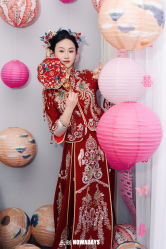 -桃子造型婚纱礼服(凤起广场店)