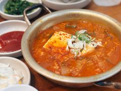 猪颈肉泡菜汤-金北顺大锅家(신사본점)