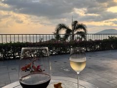 -日落吧·海景咖啡厅·餐酒吧·鸡尾酒·下午茶·乐队表演·浪漫夕阳·三亚文华东方酒店