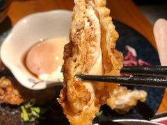 鸡肉天妇罗配温泉蛋-醉虎传(南锣鼓巷店)