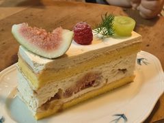无花果奶油蛋糕-懒鱼时光馆(沙坪坝店)