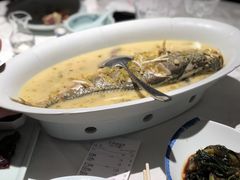 雪菜烧大黄鱼-钱塘花园·宁波菜