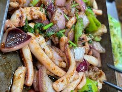 烤鱿鱼-老三李村河底戳子肉(总店)
