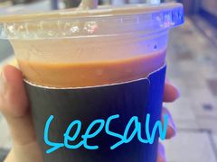 栀子花梨香拿铁-Seesaw Coffee(环贸iapm店)