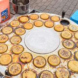 西安街头的车轮饼