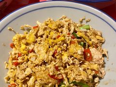 香醋炒土鸡蛋-荆九爷爆炒桥头三嫩(浙大店)