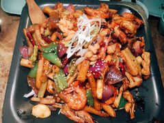 牛蛙基围虾干锅-炭舍干锅·烤鱼(扬名广场店)