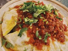 凉拌荷包蛋-浩海火燒雲傣家菜(芮欧百货店)