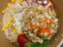 炸温泉蛋土豆泥沙律-仙隐小鹿中華の日料(正弘城店)