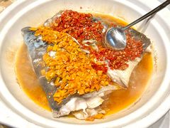 鲜烹泉水鱼头-三宝别院·村宴