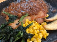 铁板黑椒鸡扒-萨莉亚意式餐厅(梅花园店)