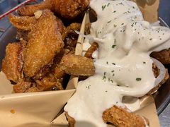 炸鸡一半一半-富乐满韩国正宗炸鸡韩国料理(虹泉路店)