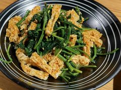 菠菜拌面筋-胖老汉椒麻鸡清真新疆菜(西御街店)