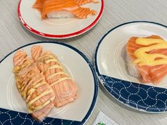 火炙芝士三文鱼寿司-滨寿司(汇金店)