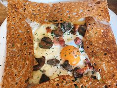 鸡蛋蘑菇熏肉荞麦可丽饼-RAC BAR(安福路店)