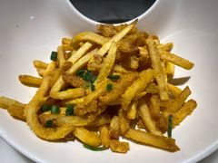 咸蛋黄薯条-绿茶餐厅(二七万达店)