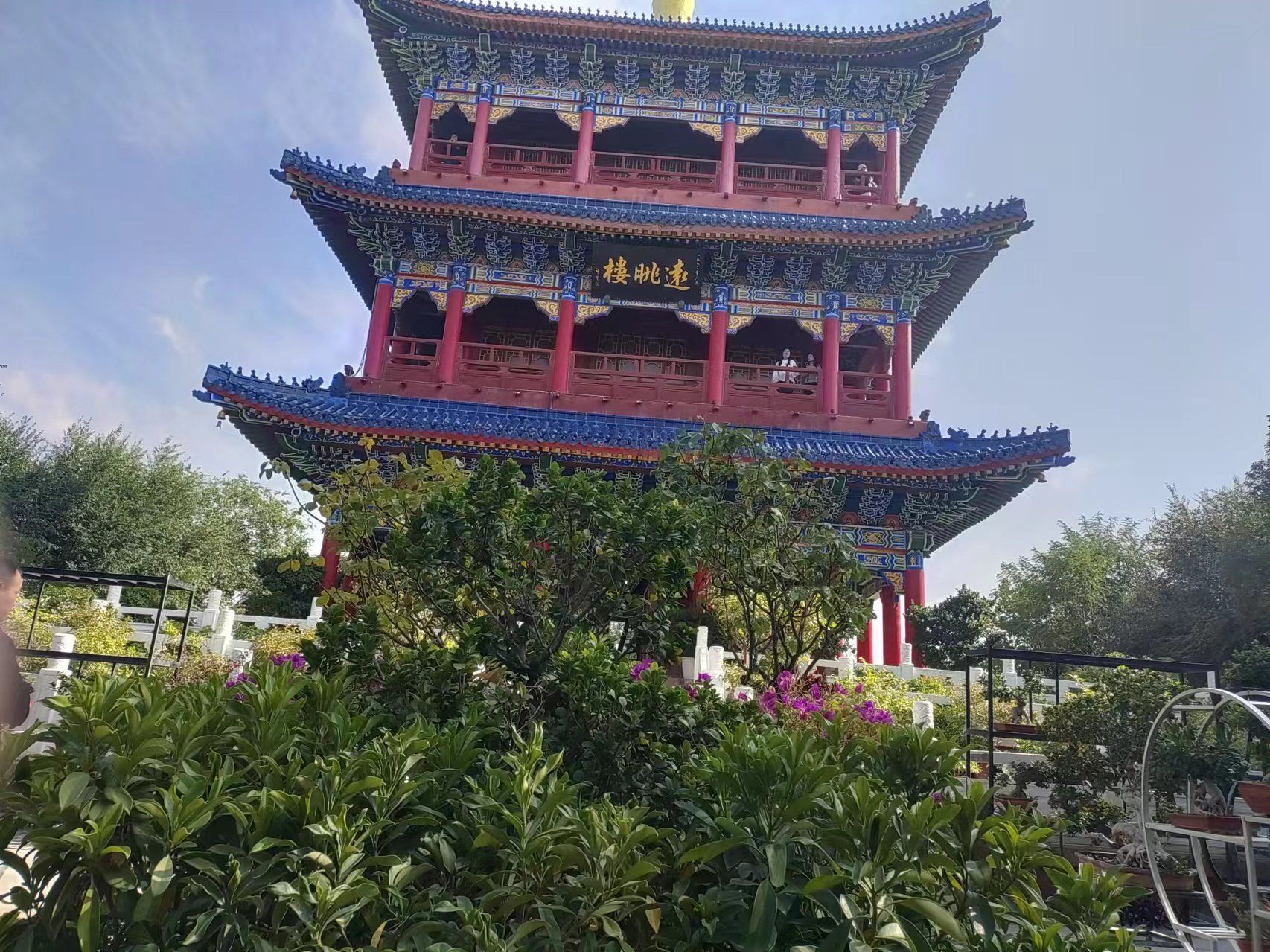 红山公园远眺楼建于上世纪80年代