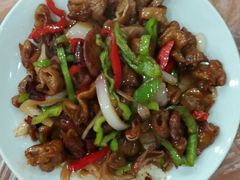 爆炒卤肥肠-蓝精灵饺子店