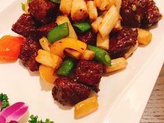 藕带牛肉粒-水月周庄铂尔曼酒店-水月荟中餐厅