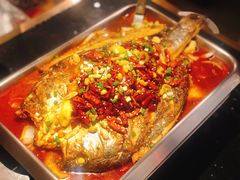 香辣味烤鱼-鸣记脆皮烤鱼·海鲜烤鱼(亿合城店)
