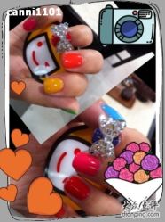 点击看大图 啦啦啦。很喜欢!和姑娘们聊的很开心哦!-STAR美甲店