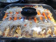 -海派美食·家宴海鲜青岛菜·石锅鲽鱼头(东方城店)