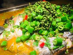 鲜青椒烤鱼-探鱼·鲜青椒爽麻烤鱼(钟楼众汇广场店)
