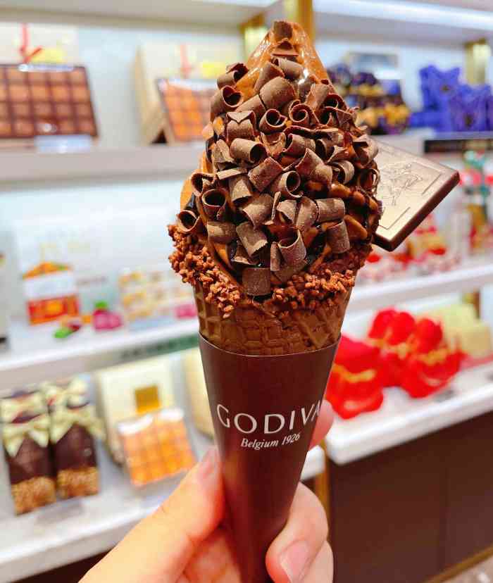 godiva(汉街店)-"招行9积分福利,抢到一个歌蒂梵甜筒. .