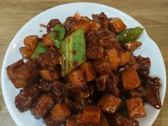 杏鲍菇牛肉粒-陈傻子餐厅(世纪都会店)