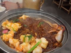 粉丝裹虾-绿茶餐厅(滨海万达广场店)