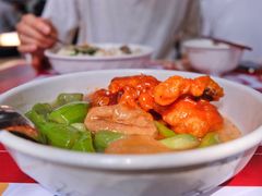 油面筋扒丝瓜-北大学一食堂
